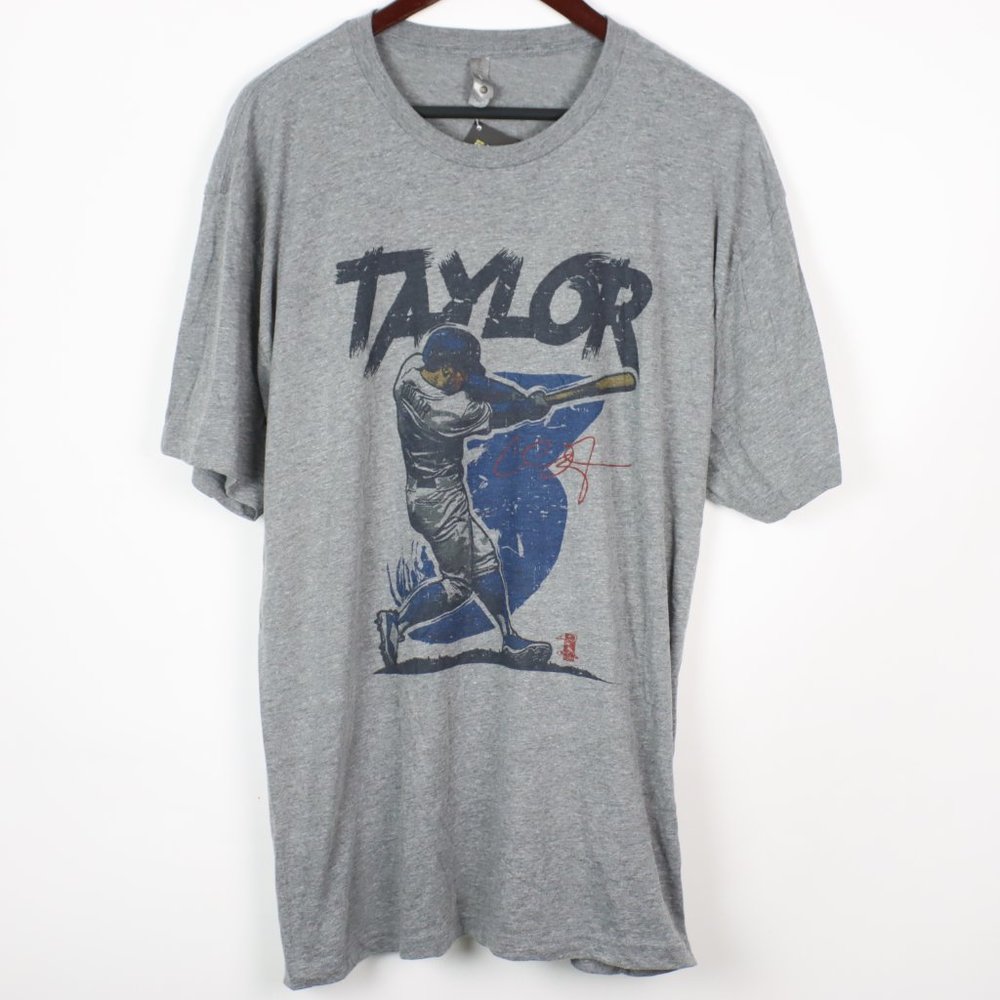 NEW 500 LEVEL Mens Los Angeles LA Dodgers Chris Taylor T-Shirt 2XL